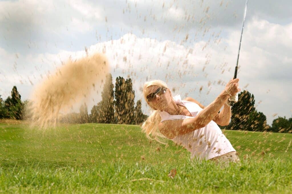 Kräftiger Golfschwung durch EMS Training